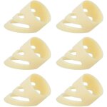6 pices, guitare beige  cordes d'acier et guitare classique fingerpicking.