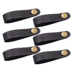6 pices guitare poupe adaptateur sangles guitare sangle de cou cravate en cuir noir poupe sangle serrure ...