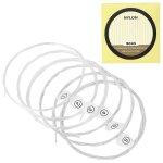 6 pièces en nylon ensemble de cordes de guitare accessoire de pratique pour guitare folk acoustique 6 pièces en nylon ensemble de cordes de guitare accessoire de pratique pour guitare folk acoustique