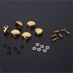 6 pi�ces de rechange pour accordeurs de guitare, t�te de machine, boutons m�talliques, pi�ces de chevilles ...