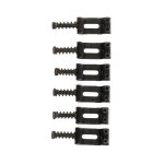 6 pièces rouleau trémolo guitare electrique pont selles pour fender strat stratocaster et tele telecaster ... 6 pièces rouleau trémolo guitare electrique pont selles pour fender strat stratocaster et tele telecaster ...