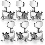 6 pièces semi - fermé guitare corde accordage chevilles accordeur machine têtes boutons tuning touches ... 6 pièces semi - fermé guitare corde accordage chevilles accordeur machine têtes boutons tuning touches ...