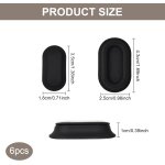 6 pi�ces supports de t�l�commande magn�tiques, support mural en silicone pour t�l�commande, support de ...