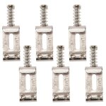 6 roller bridge pull string code selle de guitare electrique pour accessoires de guitare electrique argent ...