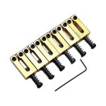 6 set selle de pont pour guitare electrique en laiton massif pont pont code string pull string code stri ...