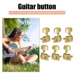 6 ttes de machine pour guitare acoustique, accessoires de rglage de cordes, chevilles de rglage semi ...