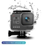 60m caisson tanche pour gopro hero 8 noir coque de protection tanche housse botier de plonge bote ...