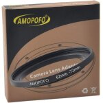 62mm to 72mm metal filter ring, 62mm to 72mm step up filter adapter for camera lens with 62mm filter ... 62mm to 72mm metal filter ring, 62mm to 72mm step up filter adapter for camera lens with 62mm filter ...