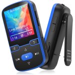 64 go lecteur mp3 bluetooth 5. 3 clip lecteur enfant musique portable baladeur avec radio fm, podometre, ...