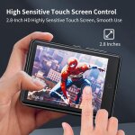 64 go lecteur mp3 bluetooth 5. 3 avec ecran tactile de 2, 8 pouces pour enfants, haut - parleur, radio ...