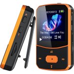 64go lecteur mp3 bluetooth 5. 3 sport mini - design avec clip, portabal baladeur mp3 avec bouton de volume ...
