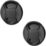 67 mm lens cap lot de 2  clipser pour objectifs d'appareil photo avant cache objectif pour canon nikon ...
