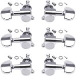6pcs 3l3r acoustic guitar tuning peg machine head tuner, knob tuning key, wear resistant, guitar string ...