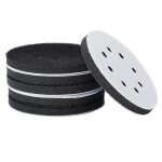 6pcs 5 pouces (125mm) 8 - trous eponge souple tampon dâ¿interface pour tampons de ponçage et disques ... 6pcs 5 pouces (125mm) 8 - trous eponge souple tampon dâ¿interface pour tampons de ponçage et disques ...