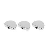 6pcs alliage accordeur machine tte demi - cercle boutons remplacement pour guitare electrique basse