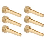 6pcs chevalet pins cuivre folk guitare acoustique cordes chevilles clous pratique performance pi�ces