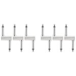 6pcs cordons patch cable patch pour connecter pedales d'effet de guitare 6pcs cordons patch cable patch pour connecter pedales d'effet de guitare