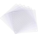 6pcs filtre anti - poussire pour pc, 120x120 mm, couvercle en maille anti - poussire en pvc pour botier ...