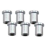 6pcs guitar string mounting ferrules bushing thru body ferrules bushing 6pcs guitar string mounting ferrules bushing thru body ferrules bushing