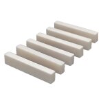 6pcs guitare ebauche ecrou en os 52x6x10mm pour guitare electrique & classique & cigare, banjo, u