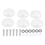 6pcs guitare electrique tuning peg key bouton demi - cercle forme folk classique guitare tuning peg poigne ...