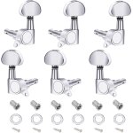 (6pcs)guitare m�caniques boutons, 3l3r cordes tuning pegs cl�s chevilles t�tes ferm�s pi�ces de rechange ...
