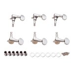 6pcs guitare m�caniques t�tes boutons cordes de guitare chevilles m�caniques m�caniques pour guitare ...
