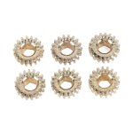 6pcs guitare tuner peg gears mtal hex hole gear string button gear pour folk classic guitares electriques ...
