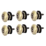 6pcs sangle de guitare bouton lisse fer sangle de guitare verrous facile installation sangle de guitare ...