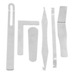 6pcs saxophone outils de r�paration en acier inoxydable bois sax fl�te clarinette instrument de musique ...