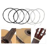 6pcs / set (. 028 - . 043) cordes de guitare classique nylon deux couleurs tension normale