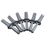 6pcs / set 16mm plug wedges plume cales béton rock stone splitter outils a main (5 / 8inch) 6pcs / set 16mm plug wedges plume cales béton rock stone splitter outils a main (5 / 8inch)