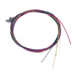 6pcs / set acoustic guitar string replacement steel string for musical instruments electric bass guit ...