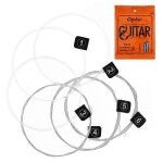 6pcs / set cordes de guitare srie de cordes de guitare classique conventionnelle e / b / g / d / a / ...