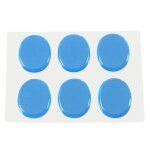 6pcs / set snare drum mute pad drum damper gel pads snare drum muffler mute transparent percussion in ...