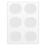 6pcs / set snare drum mute pad drum damper gel pads snare tom drum muffler mute transparent percussion ...