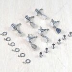 6pro chrome guitare cordes accordeurs cl�s pegs tuners t�tes de machine pour gibson 3r + 3l