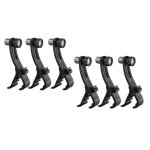 6x shockproof microphone drum rim clip tom snare mount mic clamps holder 6x shockproof microphone drum rim clip tom snare mount mic clamps holder