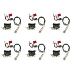 6x systeme de preampli micro - integre piezo pour guitare acoustique