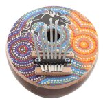 7 cl� accordable noix de coco mbira portable kalimba r�glable doigt pouce piano instrument de musique ...