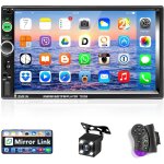 7 pouces ecran tactile autoradio 2 din avec bluetooth main libre double din radio lecteur mp5 support ...