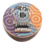 7 touches accordables coquille de noix de coco mbira portable kalimba rglable pouce piano instrument ...