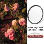 72 mm filtre de diffusion - filtre lourd de brume filtre � brouillard - filtre fog circulaire � mise ...