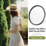 72mm filtre de diffusion, kit de filtre � brouillard l�ger - doux 1 et doux - moyen 2, filtre de brume ...