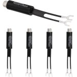 75 ohm f - type � 300 ohm antenne balun uhf / vhf / fm c�ble double correspondant transformateur convertisseur ...