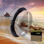 77mm vers objectif 55mm adaptateur d'objectif, pour objectif 77mm vers filtre 55mm adaptateur, compatible ...