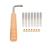 7pcs epingles daccord avec cl daccord en forme de l pour cordes de harpe de lyre et autres inst ...