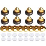 8 jeux de pointes de haut - parleur plaquées or, supports de haut - parleurs cd audio subwoofer amplificateur ... 8 jeux de pointes de haut - parleur plaquées or, supports de haut - parleurs cd audio subwoofer amplificateur ...