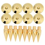 8 paires de pointes de haut - parleurs 6x36mm, support d'isolation en cuivre + pieds de base pour amplificateu ... 8 paires de pointes de haut - parleurs 6x36mm, support d'isolation en cuivre + pieds de base pour amplificateu ...