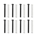 8 set guitare micro vis ressort fer double bobine micro cadre montage vis et ressorts noir
